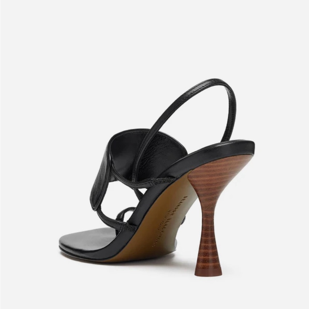 Brandon Blackwood Black Heeled Kingston Sandal - Picture 2 of 5